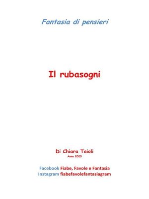 cover image of Il Rubasogni